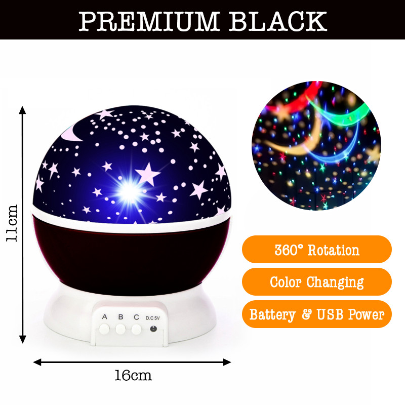 𝐂𝐎𝐒𝐌𝐈𝐂 𝐆𝐋𝐎𝐖 LED Starry Sky Projector Lamp Colorful Rotate Crystal Light Lampu Projektor Bintang 星空夜灯