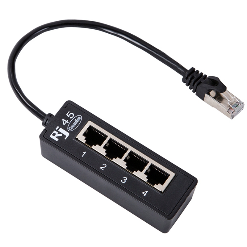 ตัวเชื่อมต่อ ใน สายเคเบิลตัวเชื่อมต่อ RJ45 1 ชายถึง 4 พอร์ต LAN สำหรับอุปกรณ์เสริมเครือข่าย ราคา 12,229 บาท*ส่งฟรี