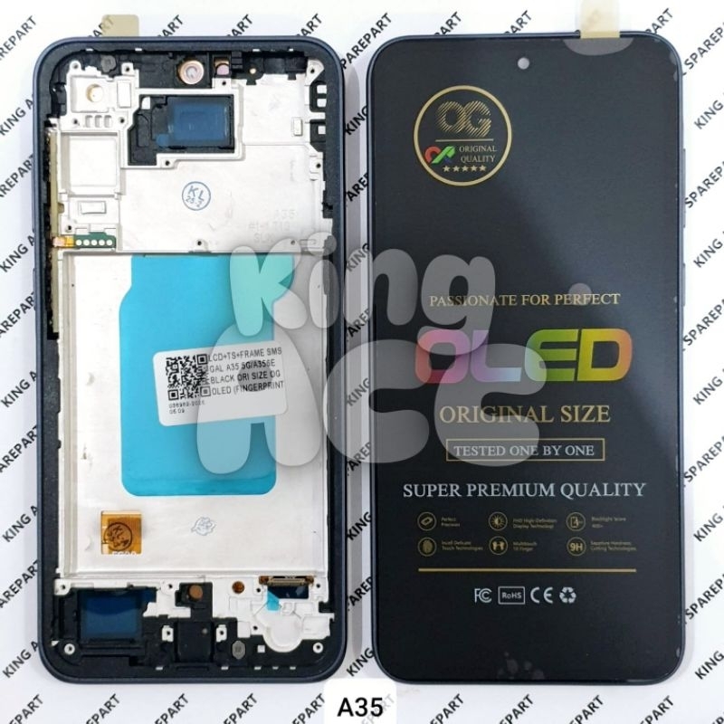 OLED OG LCD TOUCHSCREEN SAMSUNG GALAXY A35 5G / A356E ORIGINAL OLED OG FINGERPRINT Harga  650,000 Ringgit*Penghantaran Percuma