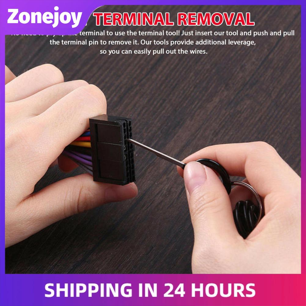 Zonejoy 39 Cái Công cụ loại bỏ thiết bị đầu cuối dây Xe điện Bộ dây nối dây uốn