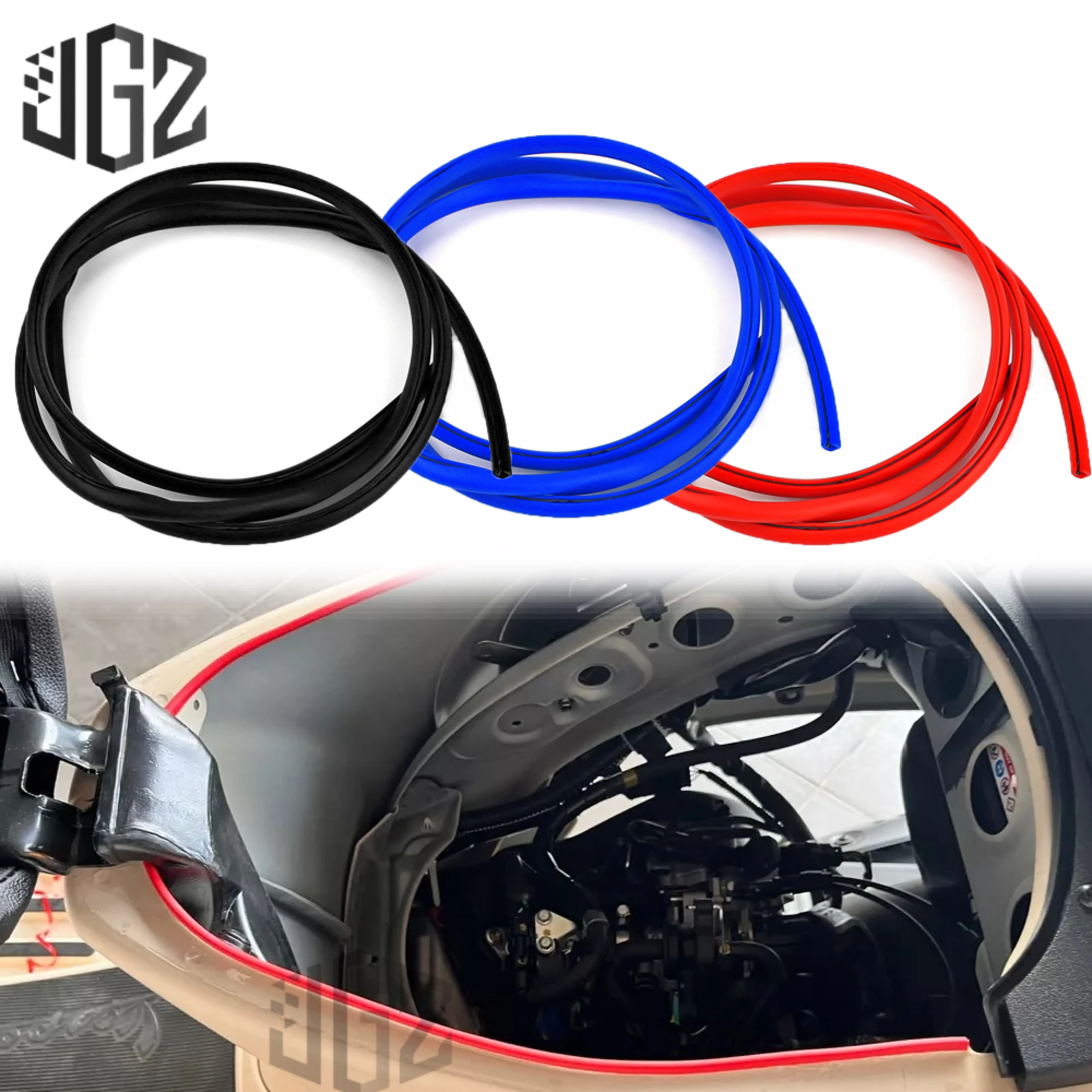 ยางรองยูบล๊อก ยางรองกันกระแทก Vespa ความยาว 1 เมตร (1 คันใช้ 1 เส้นค่ะ) for Vespa Sprint Primavera S125 150 lx GTS 300 1meter