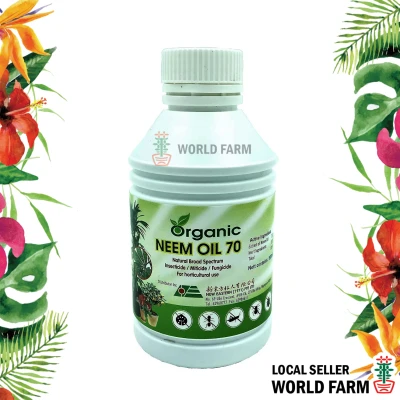 Organic Neem Oil 70, Natural Broad Spectrum Insecticide / Miticide / Fungicide, For Horticultural Use 70%, 500ml