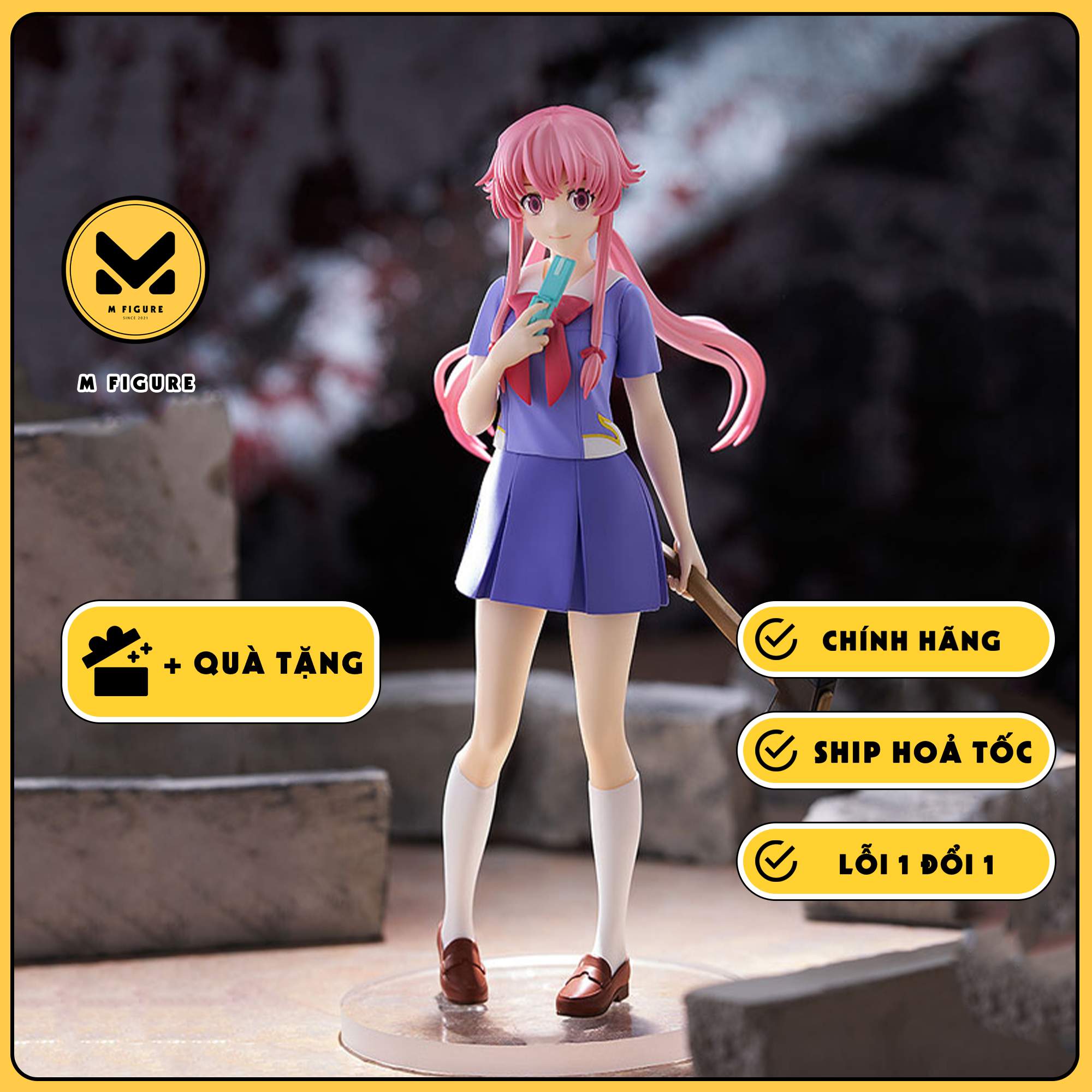 [HÀNG ĐẶT TRƯỚC] MÔ HÌNH Gasai Yuno - Mirai Nikki - Pop Up Parade (Good Smile Company) FIGURE CHÍNH HÃNG