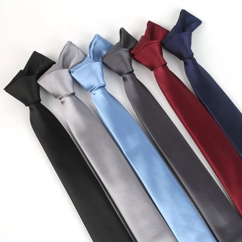 Matagorda chất lượng cao cà vạt người đàn ông tie 1200 pin mật độ cao cà vạt lụa màu trơn 5cm cà vạt mỏng cưới chú rể quà tặng gravata