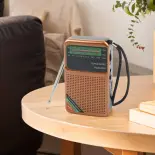 Có thể sạc lại di động đài phát thanh với giắc cắm tai nghe kích thước nhỏ gọn để dễ dàng mang theo