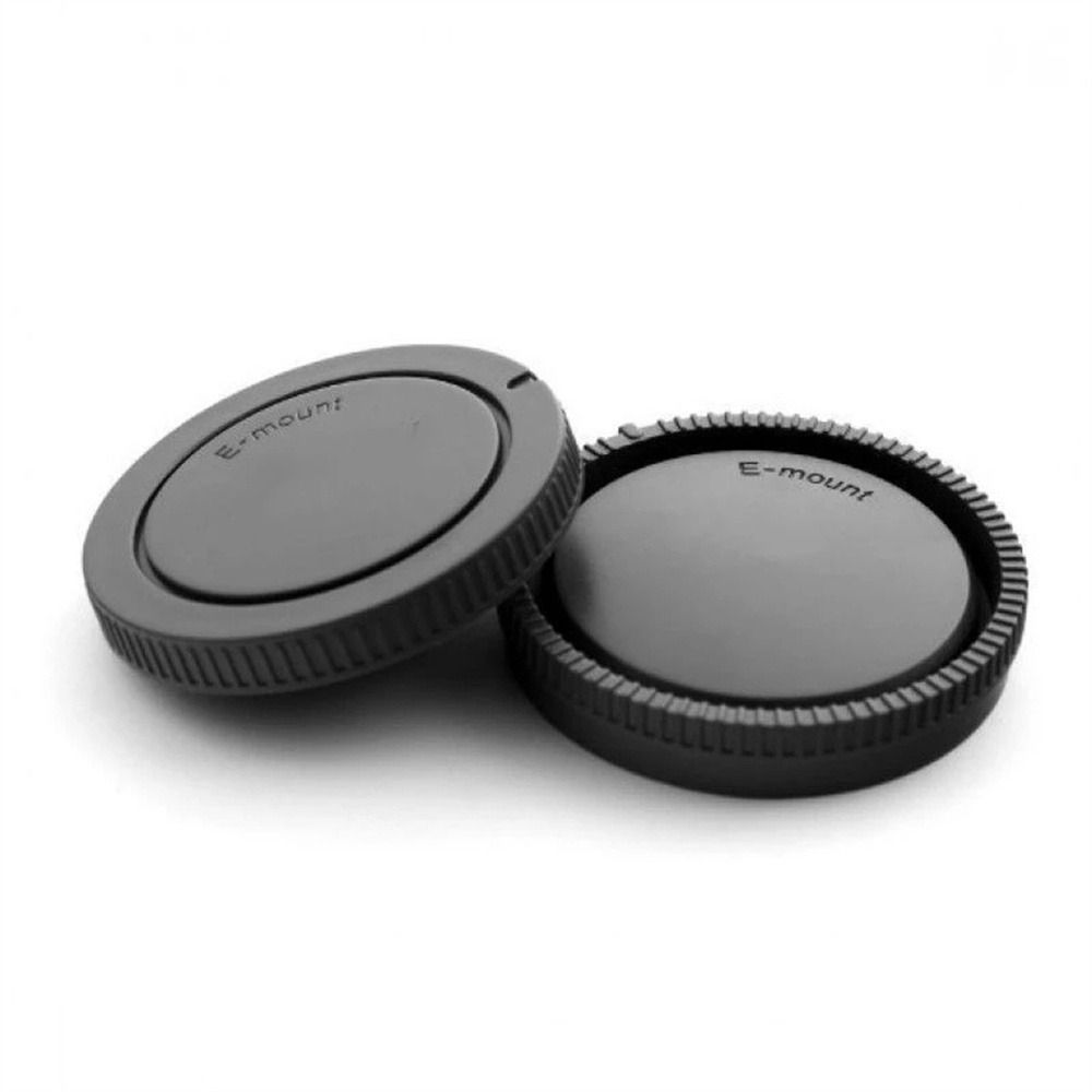 RELIEVED Plastic Camera Lens Cap Dustproof Cover Black For So