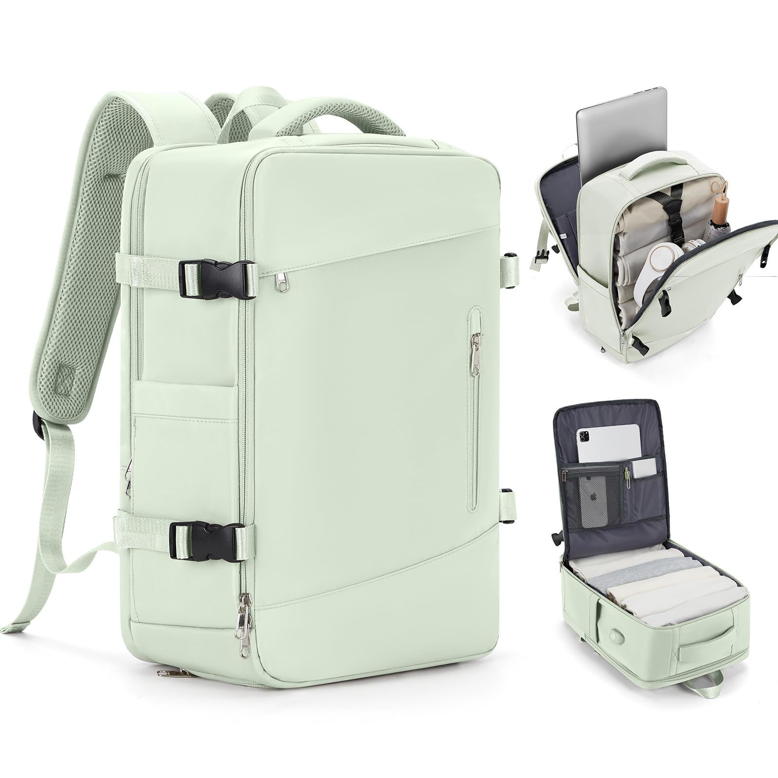 FRN New High Quality 2024 Large Capacity 39L Waterproof Unisex Outdoor Travel Backpack 15.6.16 Inch Multifunction Laptop Backpack ราคา 1,280 บาท*ส่งฟรี