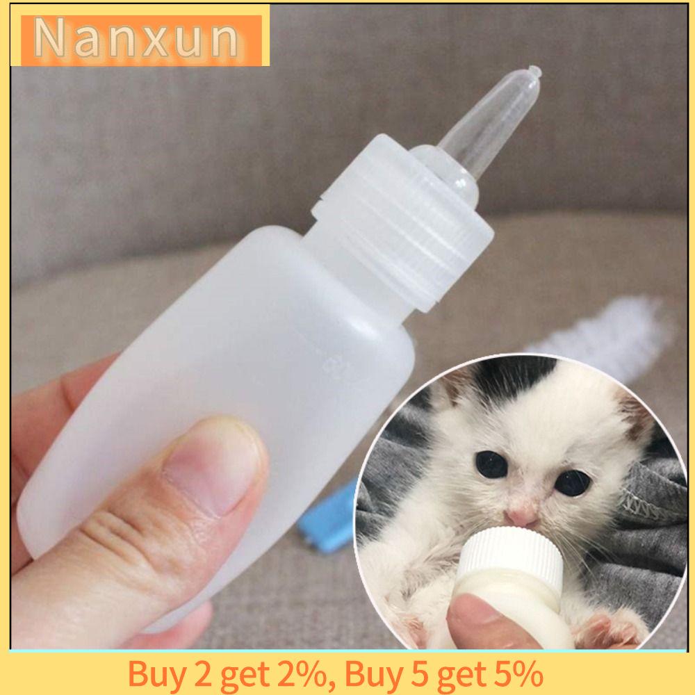 NWSJ 60ml Bình cho thú cưng ăn Máy cấp Sữa nước Cho con mèo bú Cho chó ăn Đồ dùng cho thú cưng Silicone Bình sữa cho cún con sơ sinh