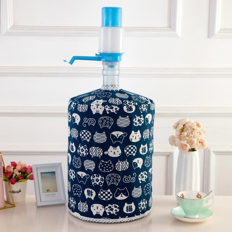 Bucket cover to open living room tea bar water pump type sunshade water pressure dispenser water dispenser cover cloth cover all-inclusive decoration