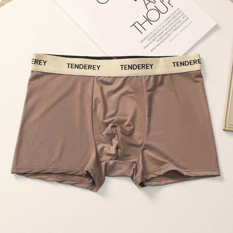 LIVE GREAT |Đồ lót nam siêu Viscose mỏng Đồ Lót Nam nhanh khô Comfort quần lót boxer đơn giản kháng 