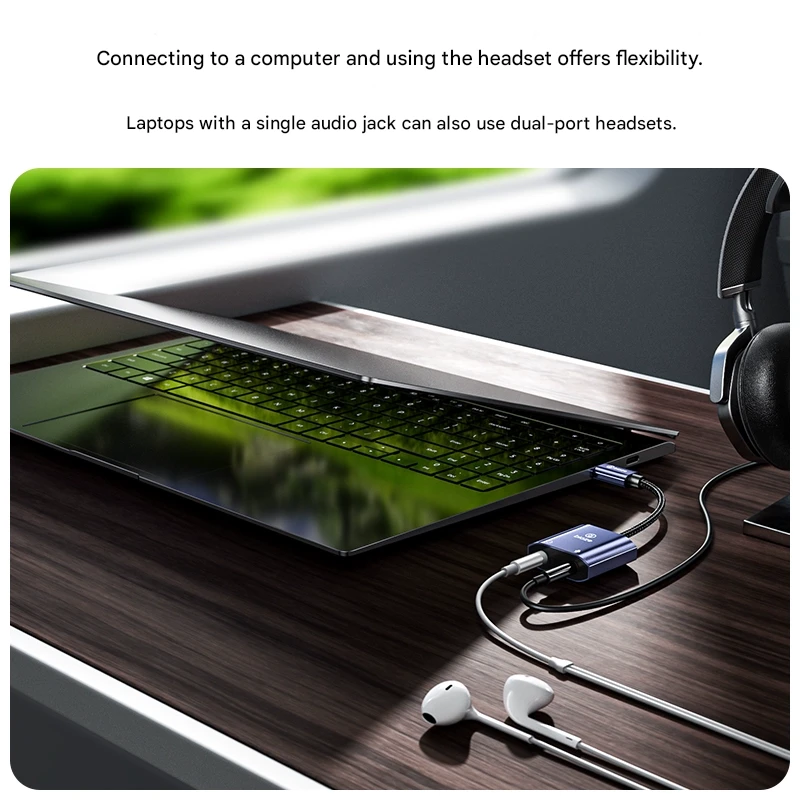 Biaze USB-C External Sound Card 3.5mm Adapter 3 <strong>Product Specifications</strong> Brand: Biaze Model: Y115 Interfaces: Type-C, 3.5mm audio port, 3.5mm microphone port Chip: Lingtong 8102 Materials: TPE + Aluminum Alloy
