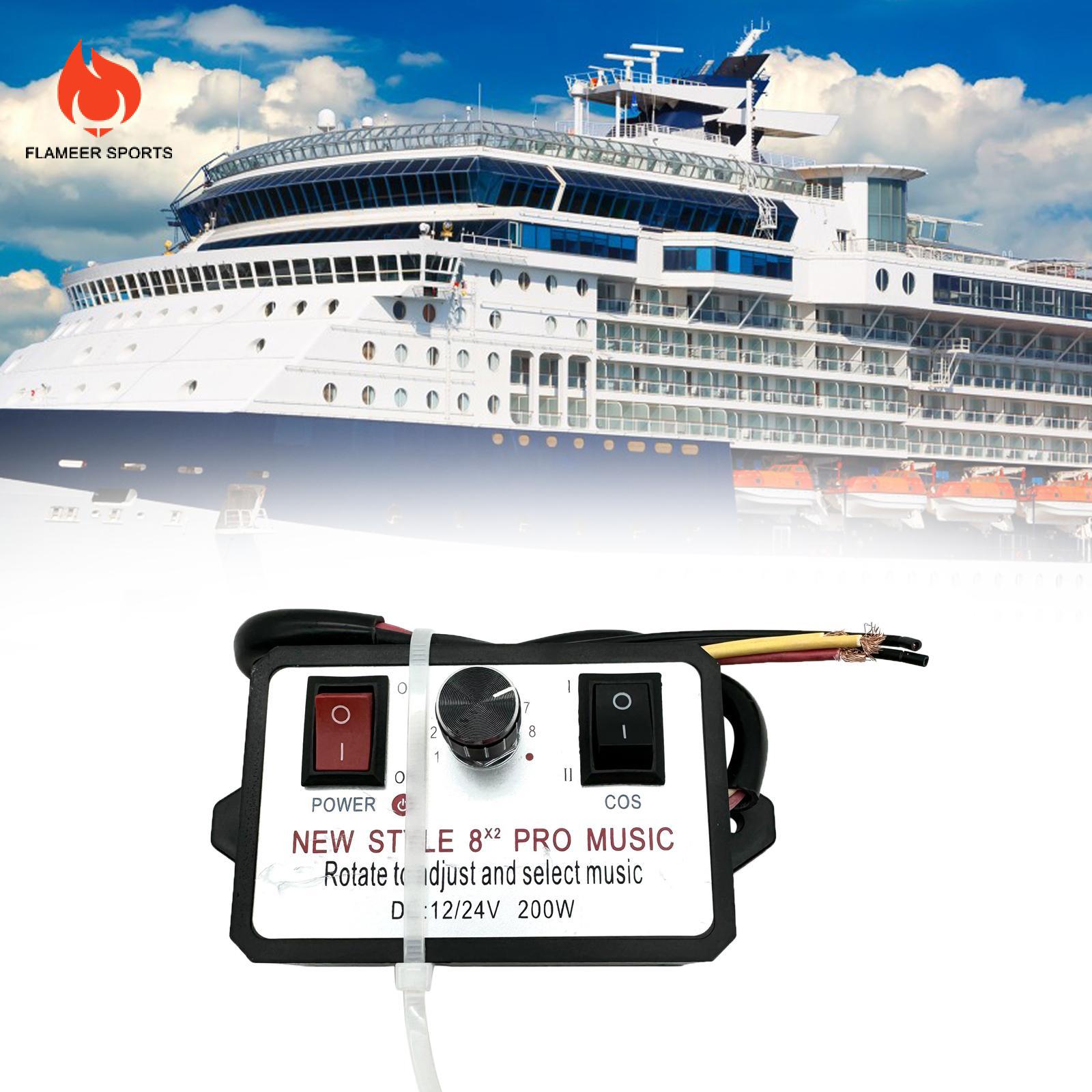Flameer còi xe điều khiển cao cấp khối lượng chuyển đổi 12-24V cho thuyền ô tô Biển Lớn