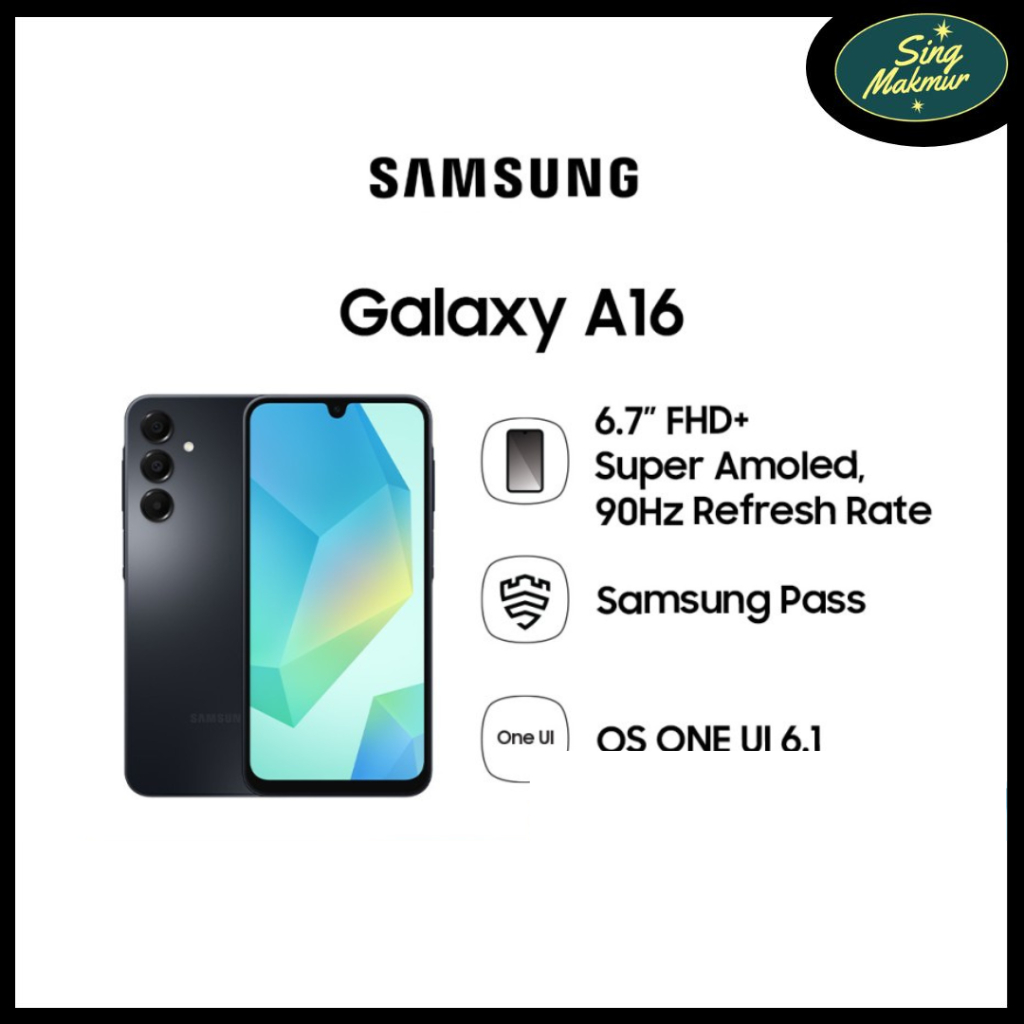 SAMSUNG GALAXY A16 LTE 8/128GB | 8/256GB Harga  7,596,000 Ringgit*Penghantaran Percuma