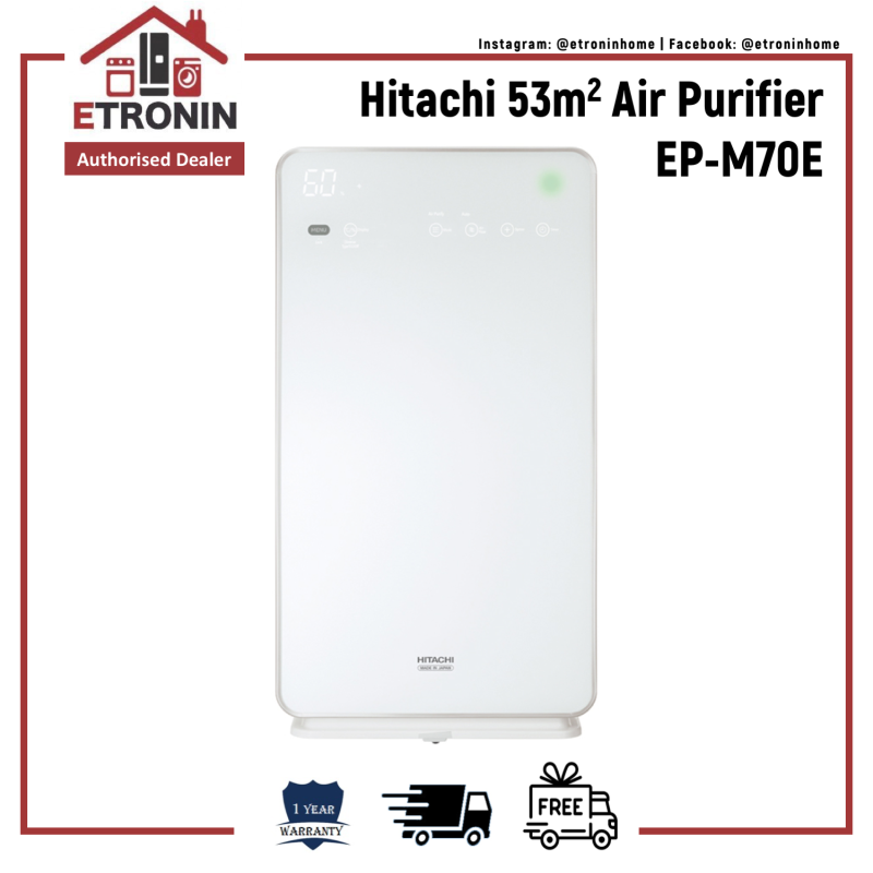 Hitachi 53m2 Air Purifier EP-M70E Singapore