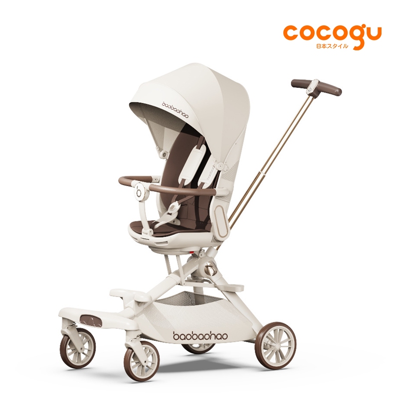COCOGU รถเข็นเด็กปรับเอนนอนได้ เข็นได้2ทิศทาง พับเก็บพกพาสะดวก รุ่น Baobaohao V16