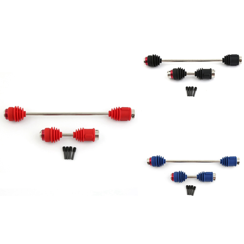 (SQGJ) Metal Steel Center Driveshafts CVD 8655R with Dust Boots for 1/10 E- Erevo 2.0 Upgrades Parts Accessories