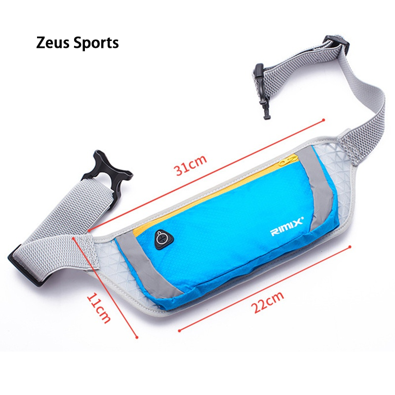 Rimix Sports Hip Bag, Ultra Light Waterproof, Black ราคา 146 บาท*ส่งฟรี