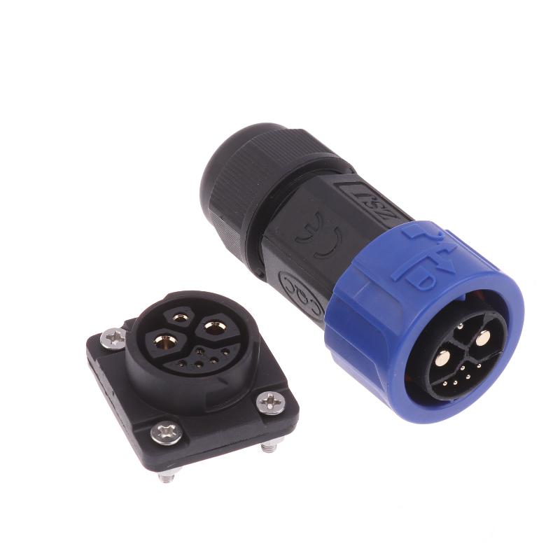 XINGHEC2 1pcs 50A năng lượng Lithium Xe đạp điện Nam Nữ sạc cổng M23 2 + 1 + 5 pin kết nối xe máy sạc cắm ổ cắm