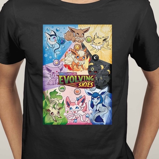 Pokemon Eevee Evolutions Umbreon T Shirt - teezill