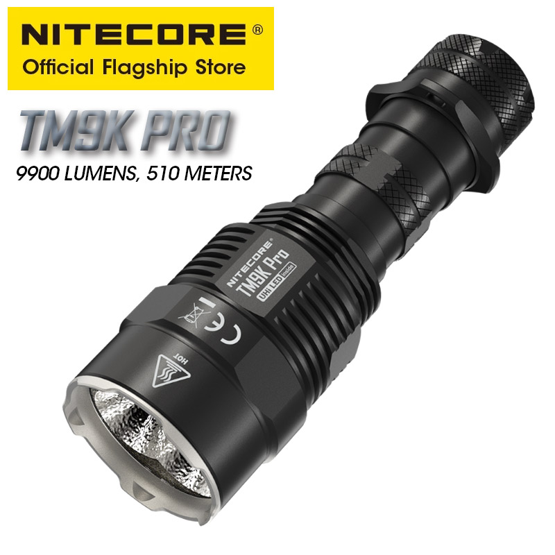 NITECORE TM9K Pro 9900 Lumens Flashlight Spotlight USB-C Rechargeable Floodlight 18W Fast QC Charging ราคา 6,616 บาท*ส่งฟรี