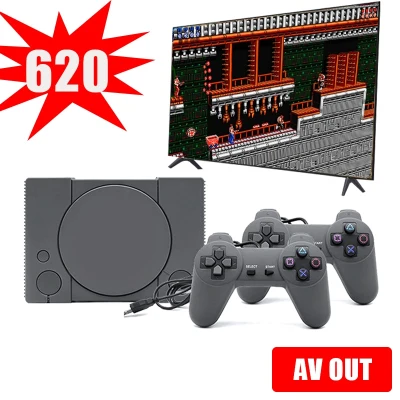 Video game console For PS1 game AV Output Built in 620 Classic retro games mini game console