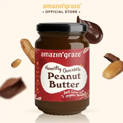 Amazin' Graze Chocolate Peanut Butter 350g - Halal Certified