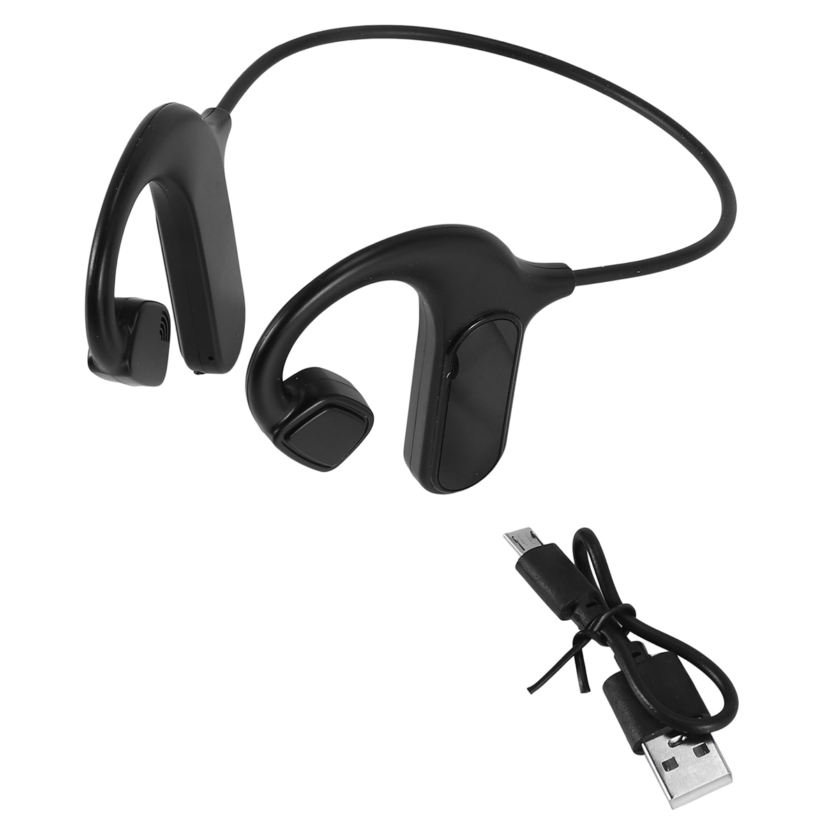 Bone Conduction Headphone Wireless Bluetooth Earphones Stereo Earbud Outdoor Sports Waterproof Digital Headset with Mic