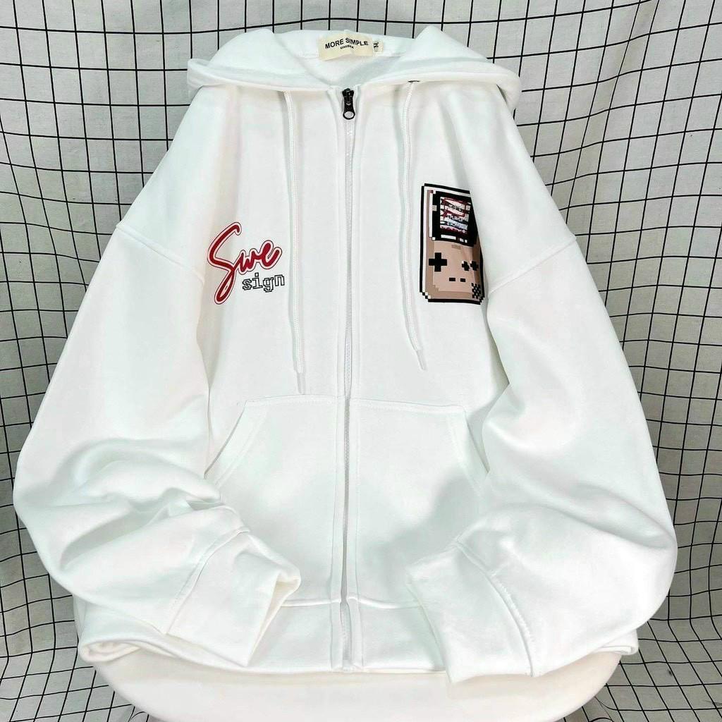 Áo Khoác Hoodie Nam Nữ In X0X0.Phối Màu Thiết Kế Nón Rộng Nổi Bật GT