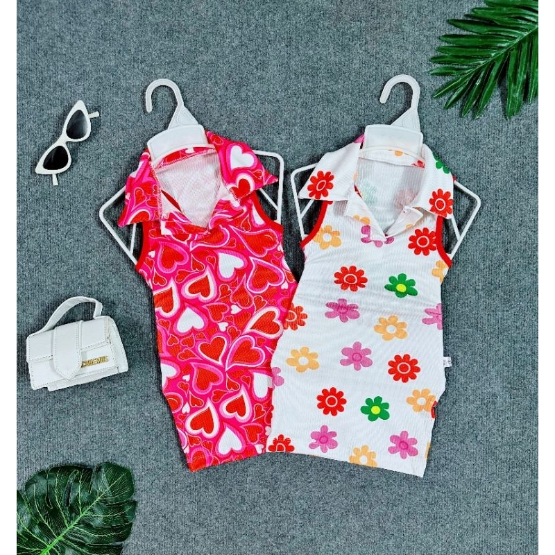Đầm body cổ trụ bé gái