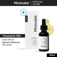 Minimalist 3% Tranexamic Acid Face Serum for Melasma Hyper Pigmentation Erythema & Acne Scars | For Women & Men | 30ml