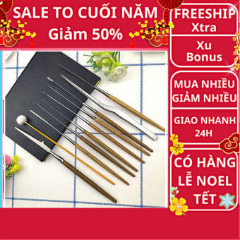 Bộ 10 cây ráy tai chuyên nghiệp tiện lợi và chất lượng ✔️ bộ ráy tai cao cấp ✔️ bộ ráy tai inox ✔️ bộ lấy ráy tai ✔️ bộ dụng cụ lấy ráy tai ✔️bộ lấy ráy tai 10 món ✔️ Nguyễn Thùy Store