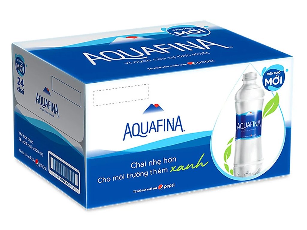 Nước tinh khiết Aquafina 500ml - Thùng 24 chai