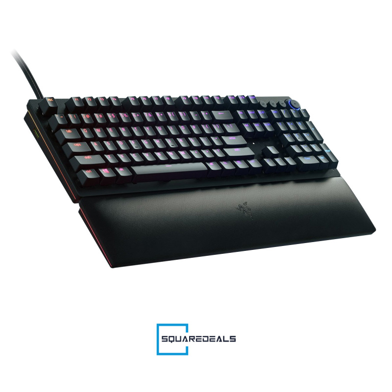 Razer Huntsman V2 Analog RGB Optical Gaming Keyboard Doubleshot PBT keycap US Singapore