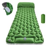 NOER 1Pcs Đơn Nệm hơi cắm trại Siêu nhẹ TPU Gối dây đeo chân Bền Chống ẩm Thảm ngủ lều