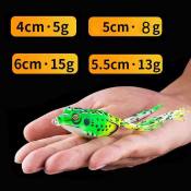 Bionic Frog Fishing Lure with Double Hook - Various Weights