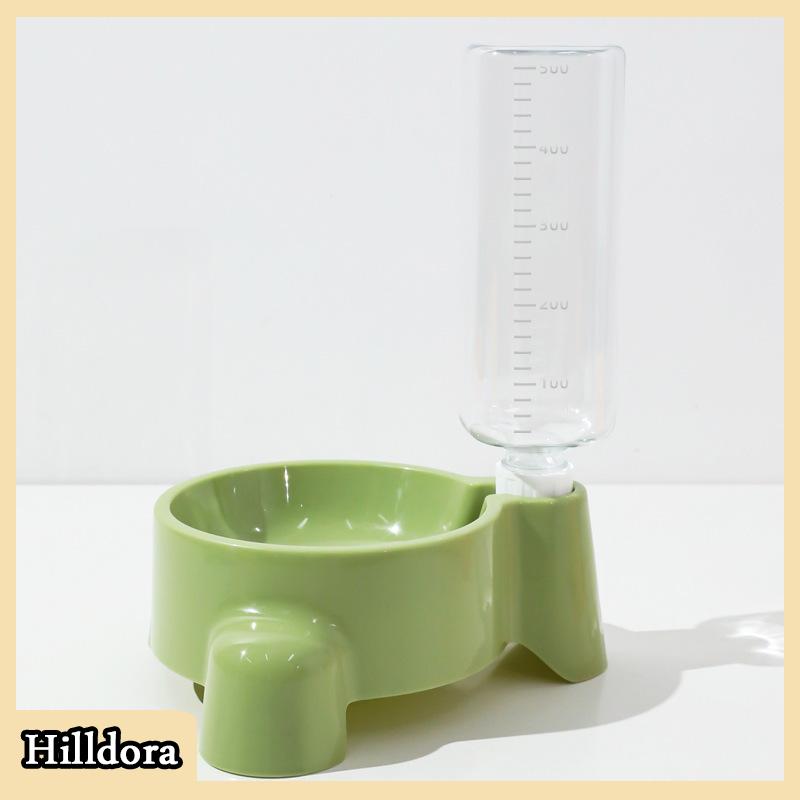 [Hilldora] Pet chai nước tự động cho ăn nước cho một bát nước uống con chó con mèo uống bát - 7