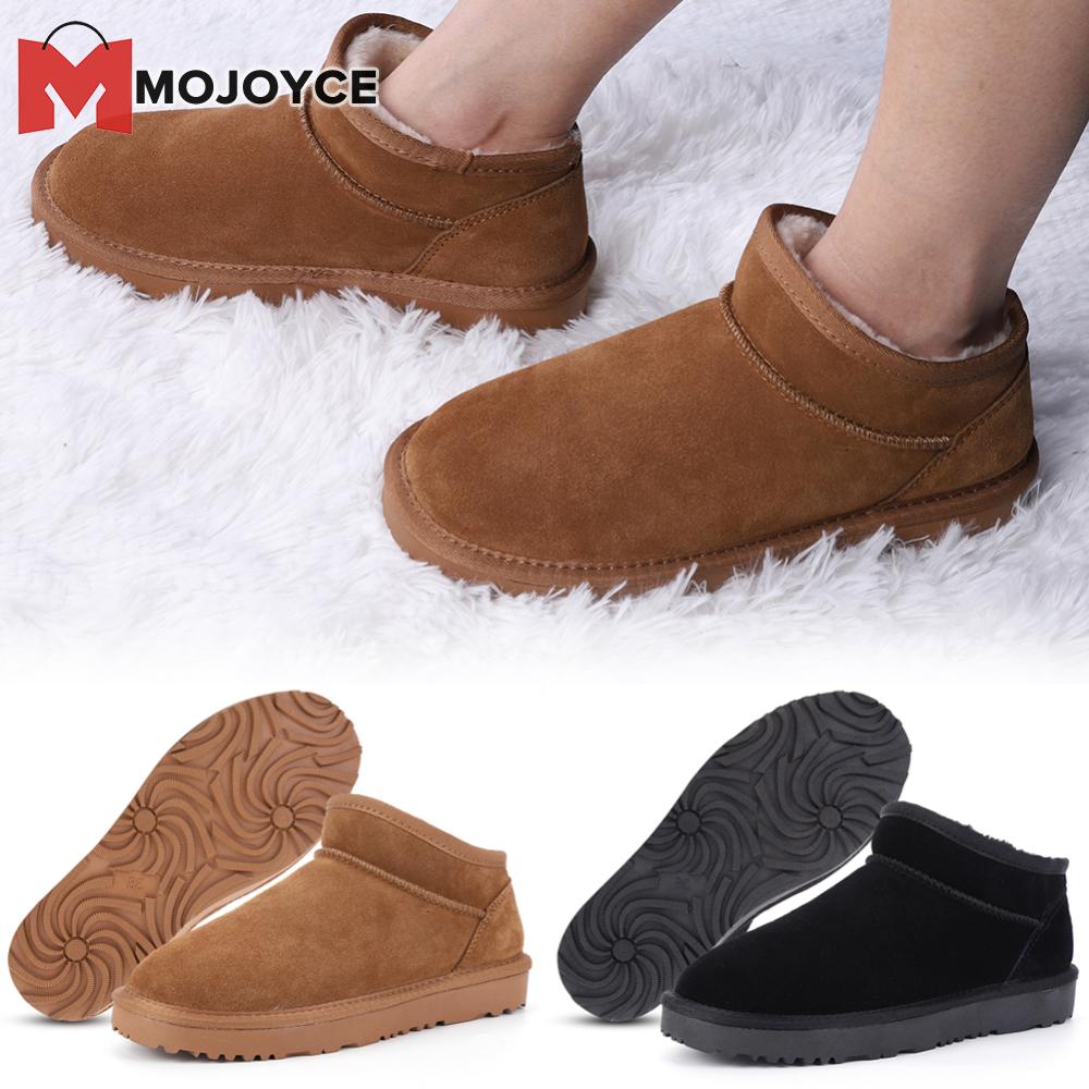 MOJOYCE Women's Snow Boots with Faux Fur Lining Ankle Boots Anti-Slip Winter Shoes for Hiking and Daily Use ราคา 875 บาท*ส่งฟรี