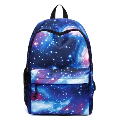 Women Backpacks Usb Charging Canvas Backpack School Bags for Teenagers Boy Girls Large Capacity Travel Backpack Men Backpack Blue
