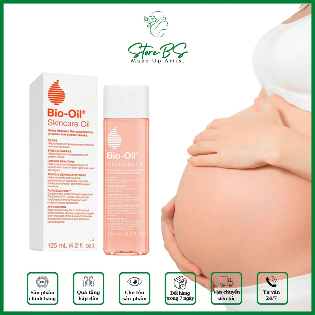 Tinh dầu chống rạn da bà bầu Bio oil hết rạn da mờ sẹo hết thâm da trong quá trình mang thai và sau sinh