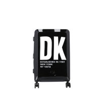 DKNY กระเป๋าเดินทาง กระเป๋าเดินทางล้อลาก ซิปขยายได้ กระเป๋าเดินทางลาก 4 ล้อคู่ ล้อหมุน 360 องศา BOLD Large Logo Expandable Hardside Luggage ( DKNY-2221 )
