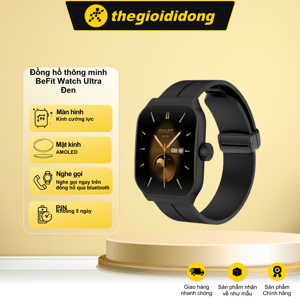 Đồng hồ thông minh BeFit Watch Ultra 52.6mm