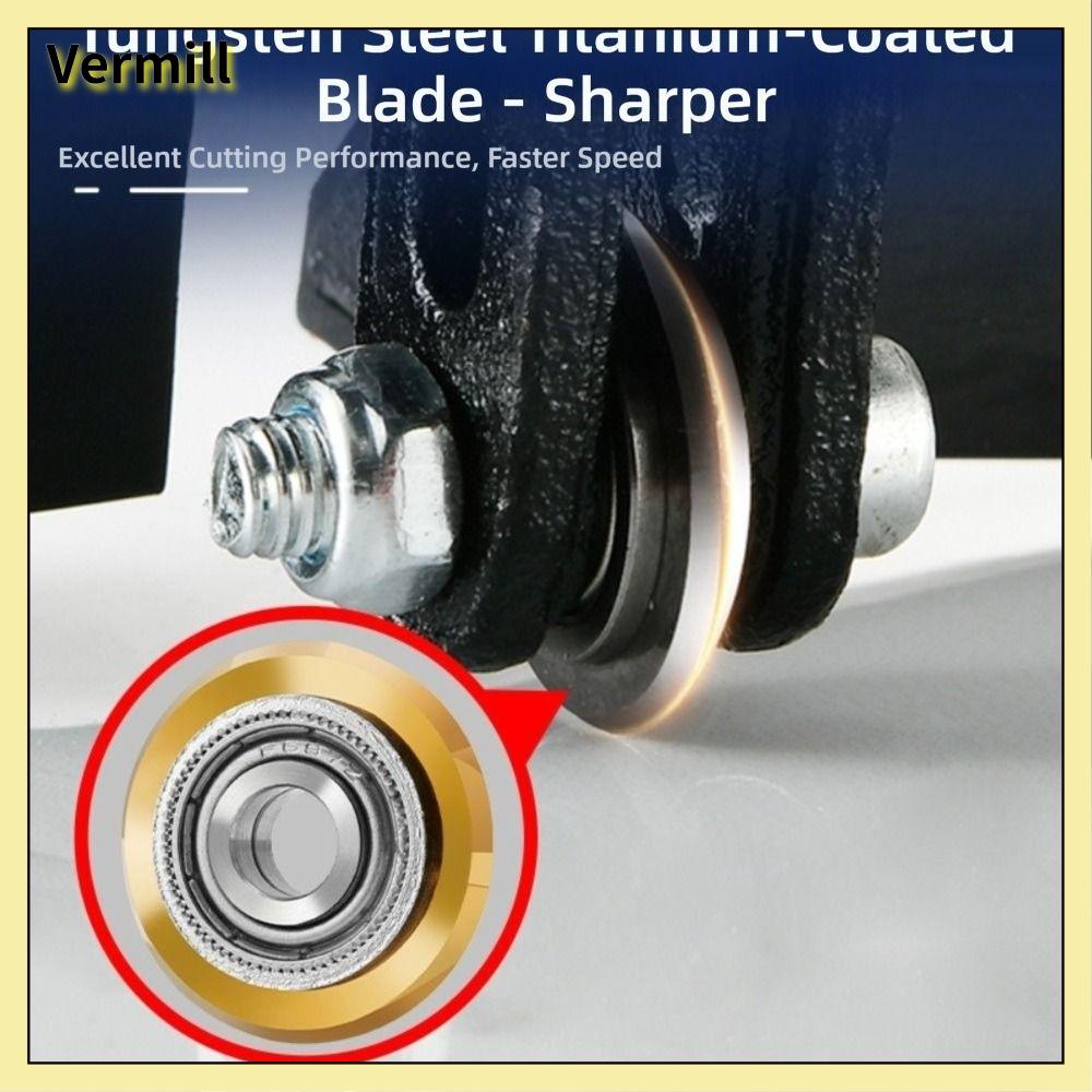 VERMILL Với đai ốc khóa Bolt Bánh xe cắt gạch Hợp cacbua 22MM Máy cắt gạch Hướng dẫn sử dụng Bánh xe cắt gạch ceramic