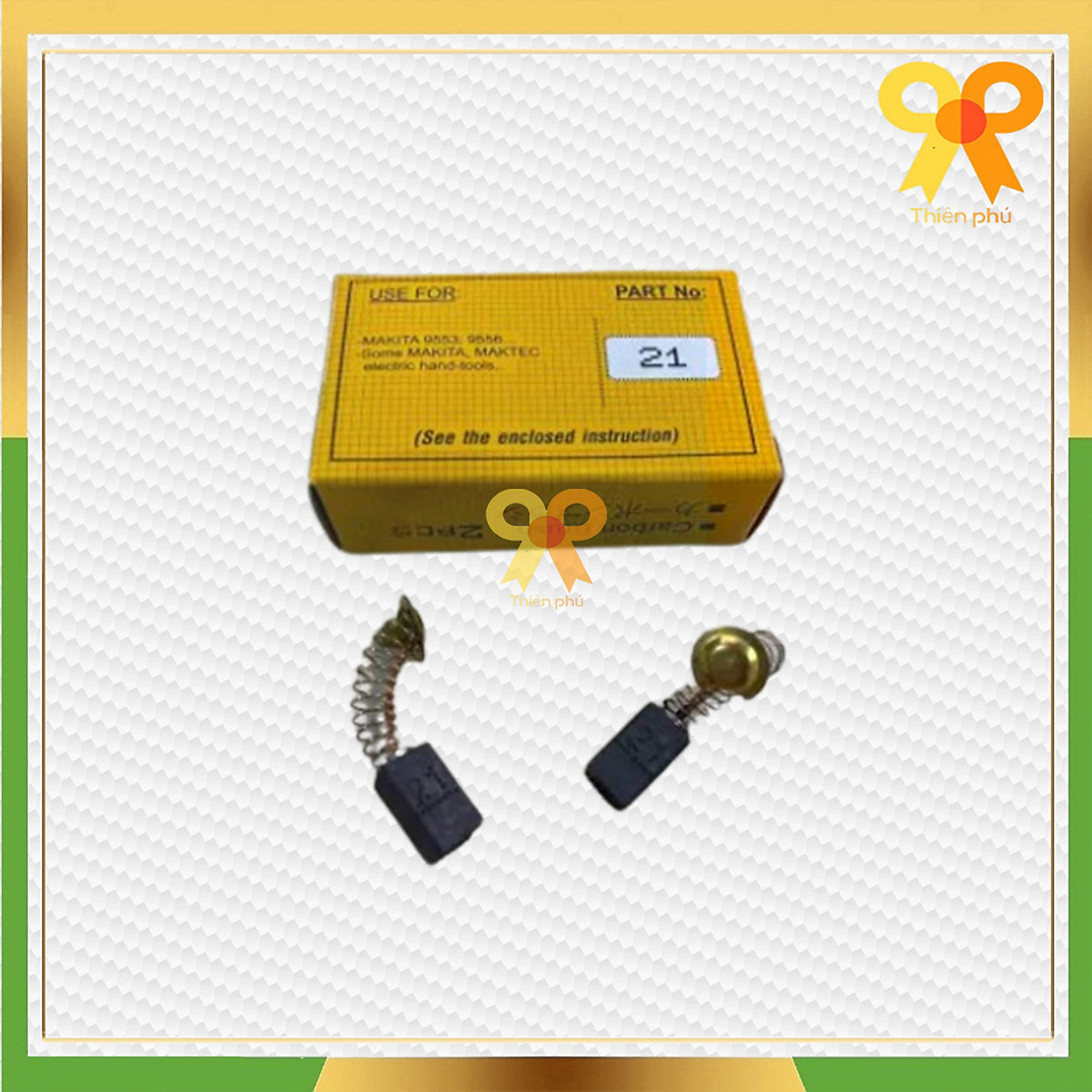 Chổi than 21 nb kích thước 6x7x12mm