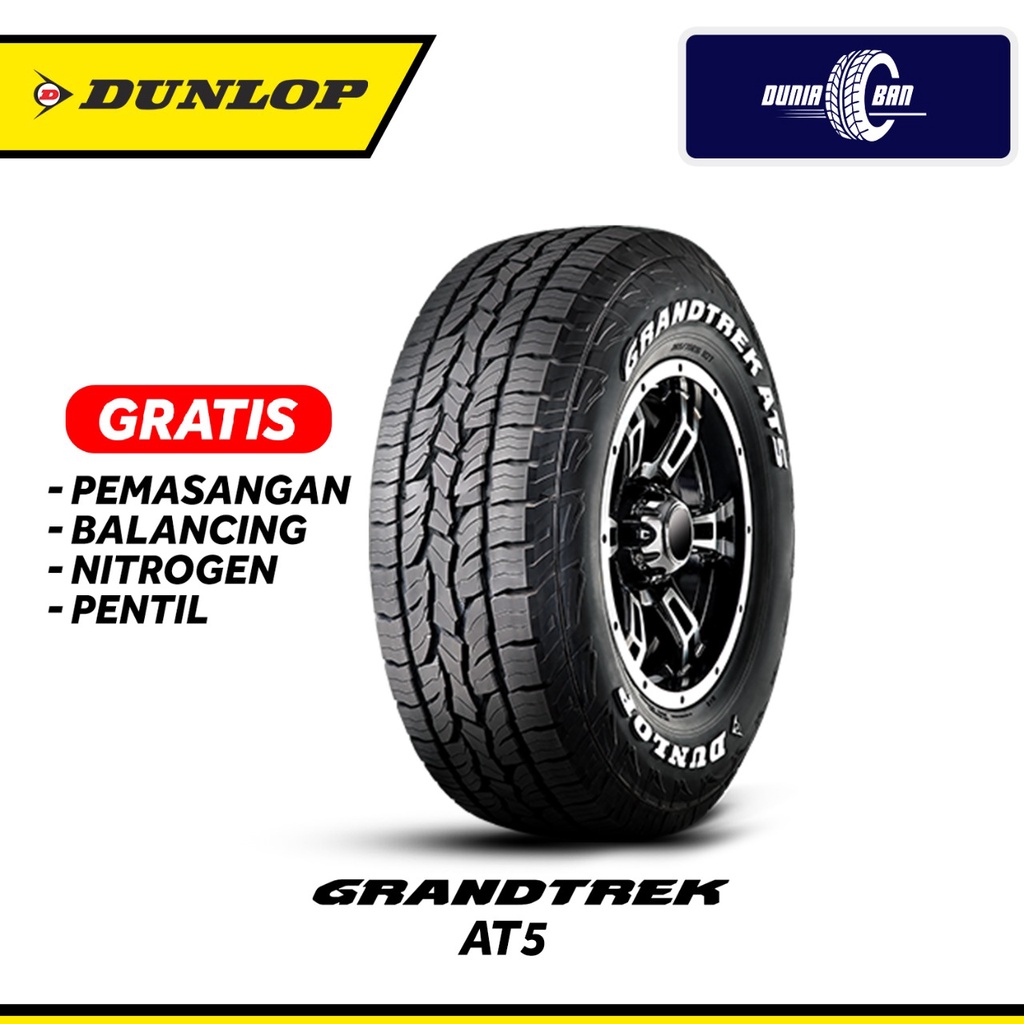 Ban Mobil Dunlop GRANDTREK AT5 225/70 R16 Harga 1,349,999 rupiah*Gratis Ongkir