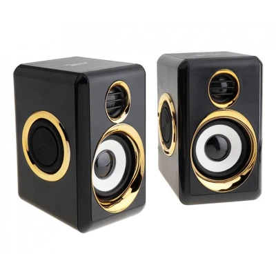 Bonks Computer Speakers 8W PC Speakers USB Speaker with Stereo Sound Wired Monitor Speakers for Desktop PC Laptop MP3 Phone