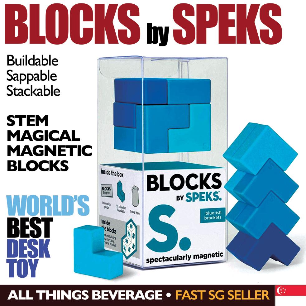 Speks Blocks Brackets Magnetic Blocks for Adults The World’s Best Desk Toys. 