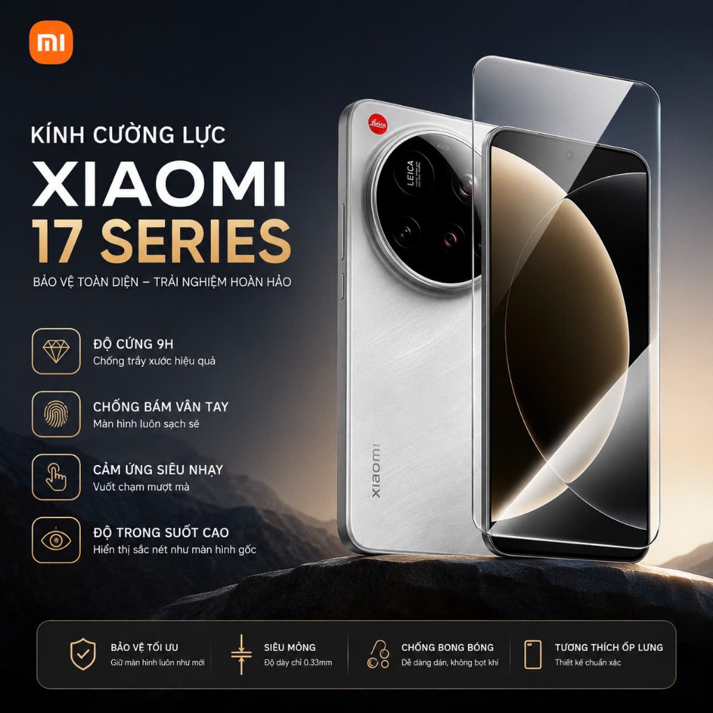 Kính Cường Lực Xiaomi 17 ULTRA 17/ 17 MAX 17 PRO 17 PROMAX 15 14 13 Xiaomi 15T 15T Pro/ 17T 17T PRO/ 14T 14T Pro 13T Pro
