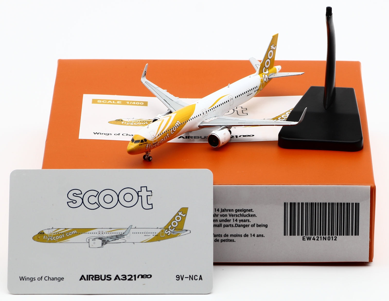 JC Wings A321neo Scoot 9V-TCA 1/400 [EW421N012]