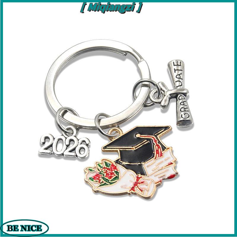 [miqiangzi] 2026 Tốt Nghiệp Gown Cap Lưu Niệm Keychain Kim Loại Keyring Cho Sinh Viên Trường Lễ Đảng Quà Tặng Và Ủng Hộ - 5