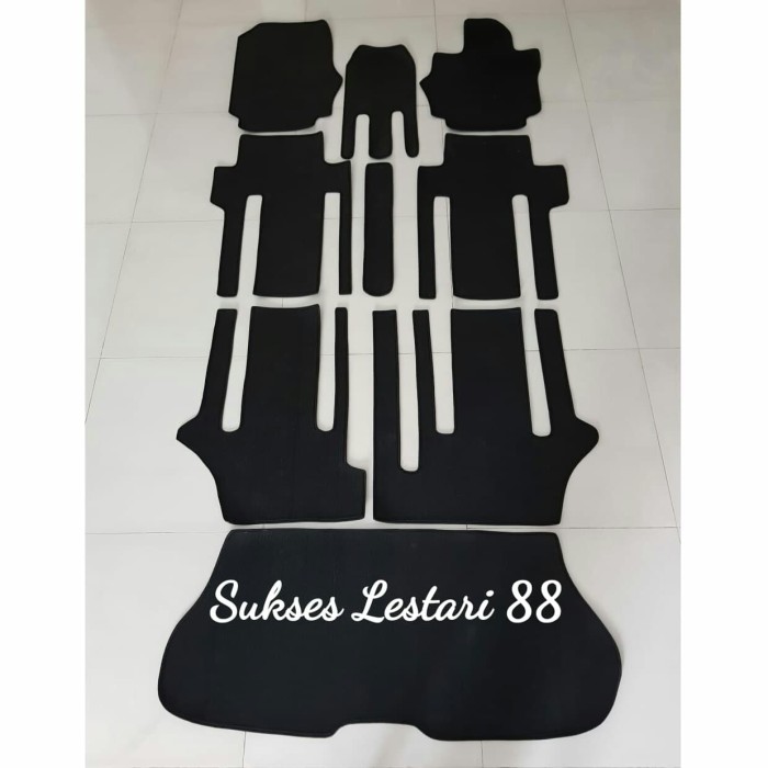 Karpet Karet Jahit Full Set Lantai Mobil Nissan Serena 2018 Harga 1,175,000 rupiah*Gratis Ongkir